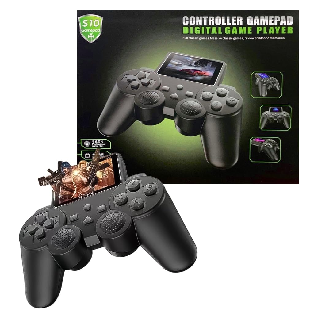 S10 Retro Digital Game Player Controller Gamepad, 520 Massive Classics Games, Handheld Gaming Console - Image 1