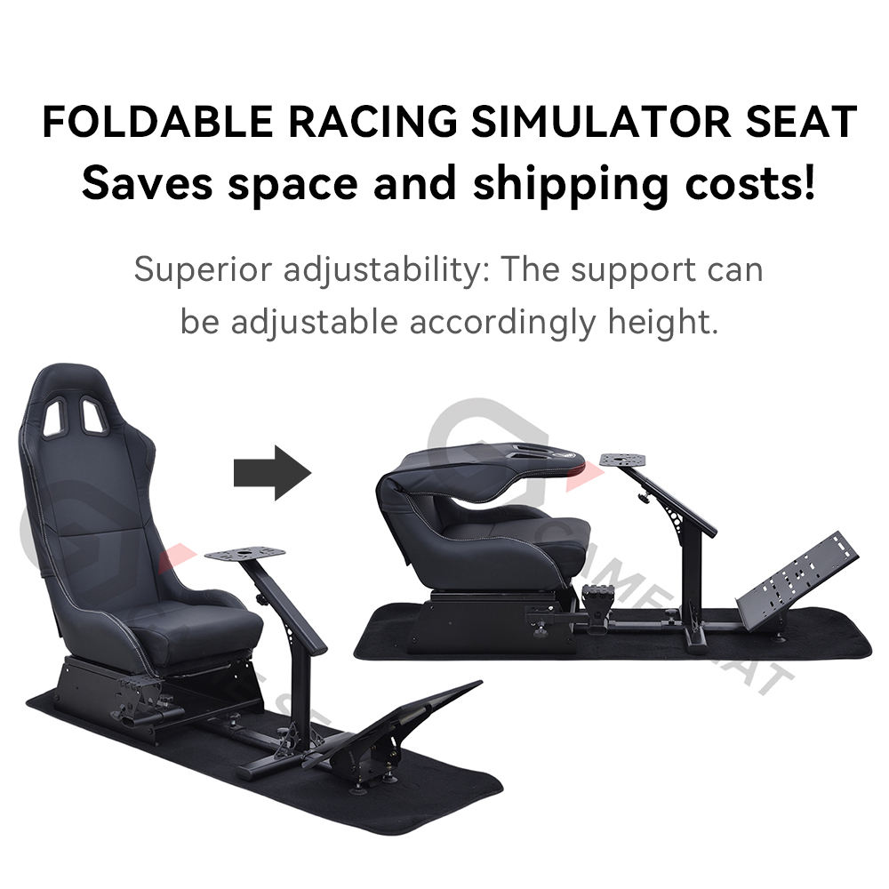 GY Game Seat Racing Simulator Cockpit Metal Frame Driving Game Race Chair Cockpit Racing Game Simulator Seat for Logitech G25,G27,G29,G920 - Image 12