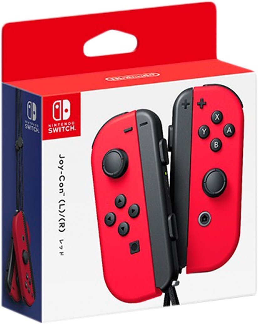 Nintendo Switch Compatible Joycon Neon Red - Image 1