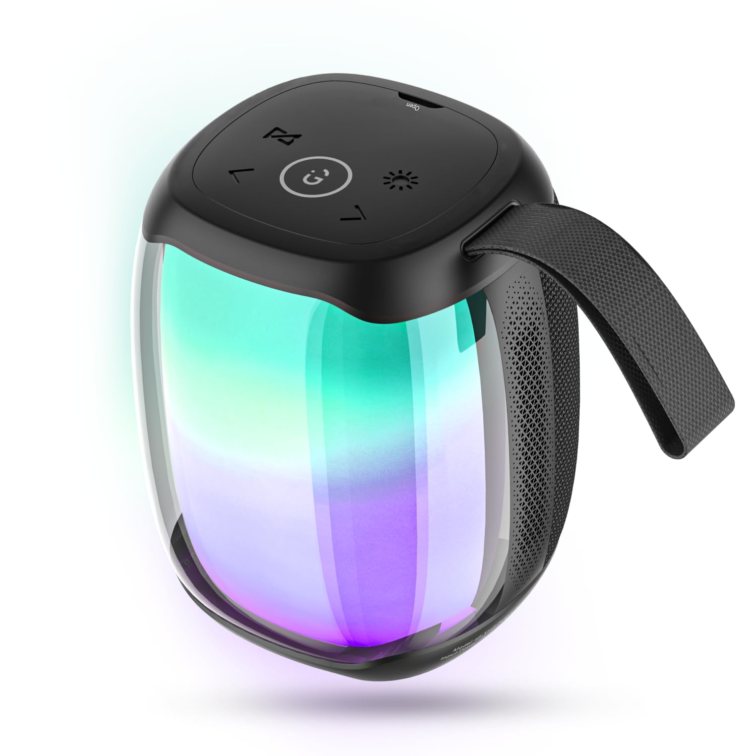 iGear Spectrum Mini Bluetooth Speaker, 9 Light Modes, 10 Million Colours, 15W, 360° Immersive, 12 Hours Playtime, Fast Type C Charging,  IPX5, TWS - Image 1