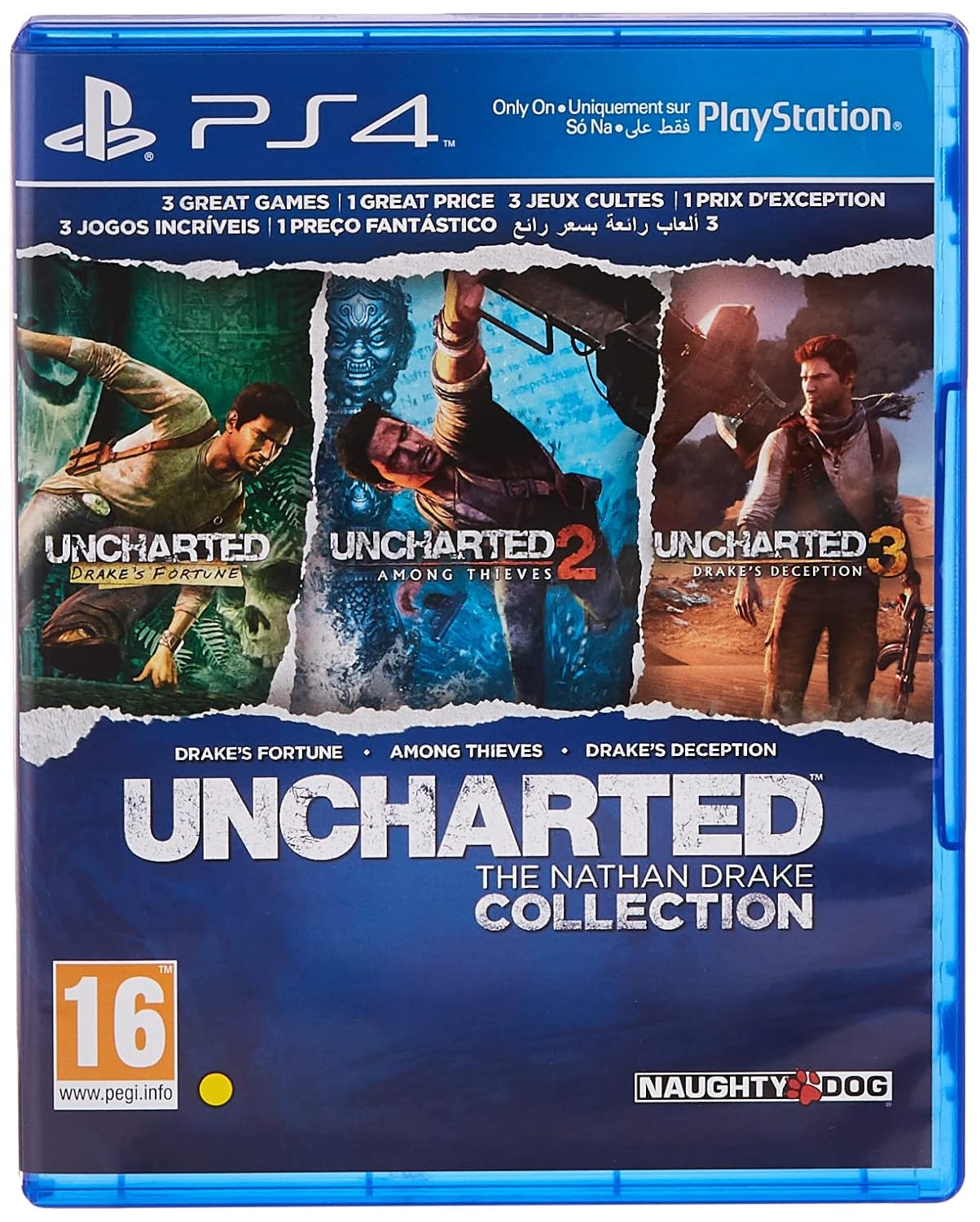Uncharted The Nathan Drake Collection 3 in 1 For PS4 ( Preowned ) - Image 1