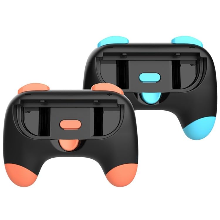 Dobe Nintendo Switch 2 JoyCon controller handle grip Left and right small handle grip Ergonomic JoyCon Controller Grips - Black Red+Black Blue - Image 1