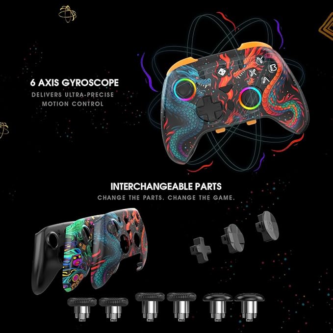 Cosmic Byte Drakon Tri-Mode Controller Black - Image 4