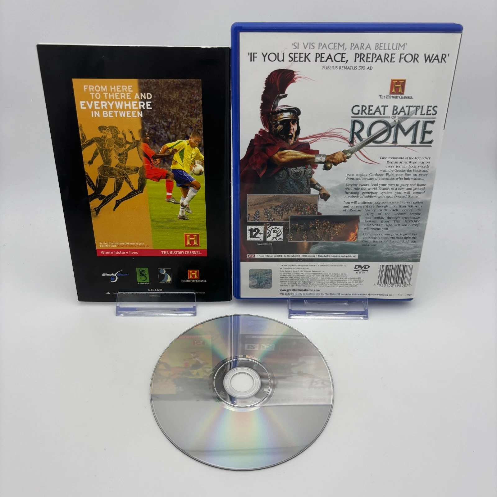 History Channel Great Battles of Rome Playstation 2 PS2 ( Preowned ) - Image 2