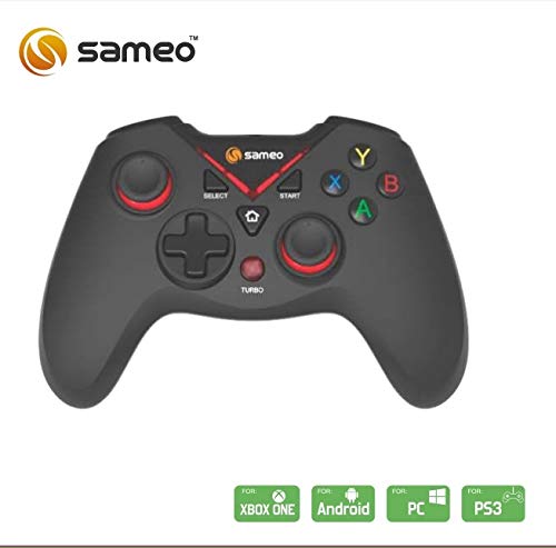 SAMEO SG17 2.4G Wireless Gaming Controller, Dual Vibration and Auto Fire Gamepad for Xbox Series/ PS3/ PC/Android | Supports Windows XP/7/8/10 Black - Image 1