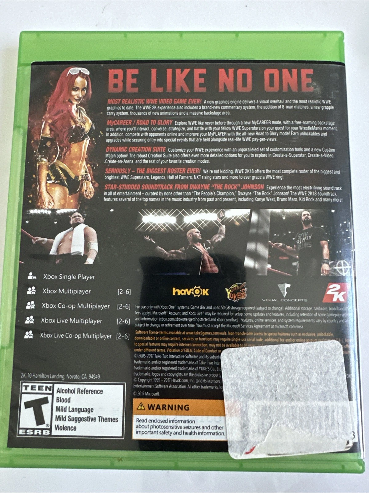 WWE 2K18 Xbox One ( Preowned ) - Image 4