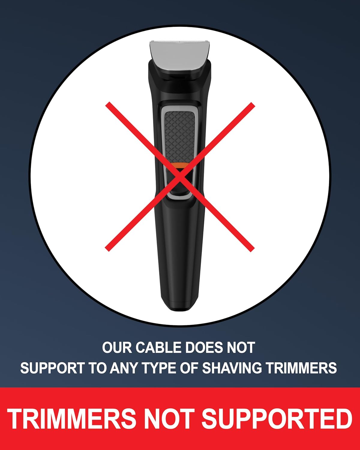 Power Cable 2 pin angled philips pin angled L-Shape Universal Replacement AC Power Cord Cable Black - Image 2