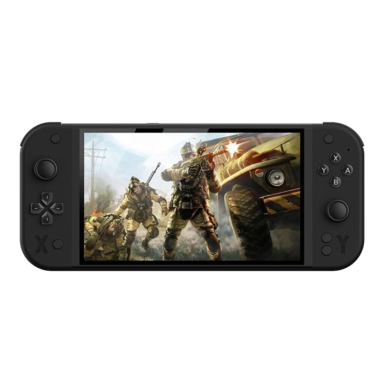 G90 7 Inch IPS HD Screen Handheld Game Console Multi-System Emulator Arcade Gaming Controller Black - Image 1