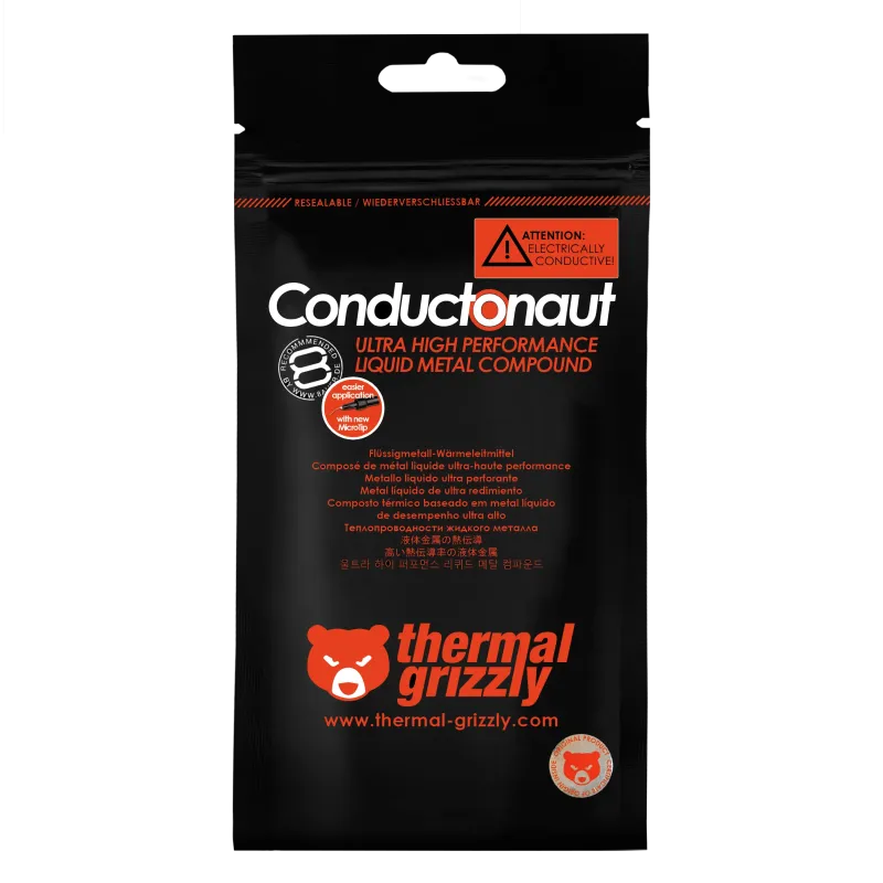 Thermal Grizzly Conductonaut High Performance Liquid Metal Compound - Image 1