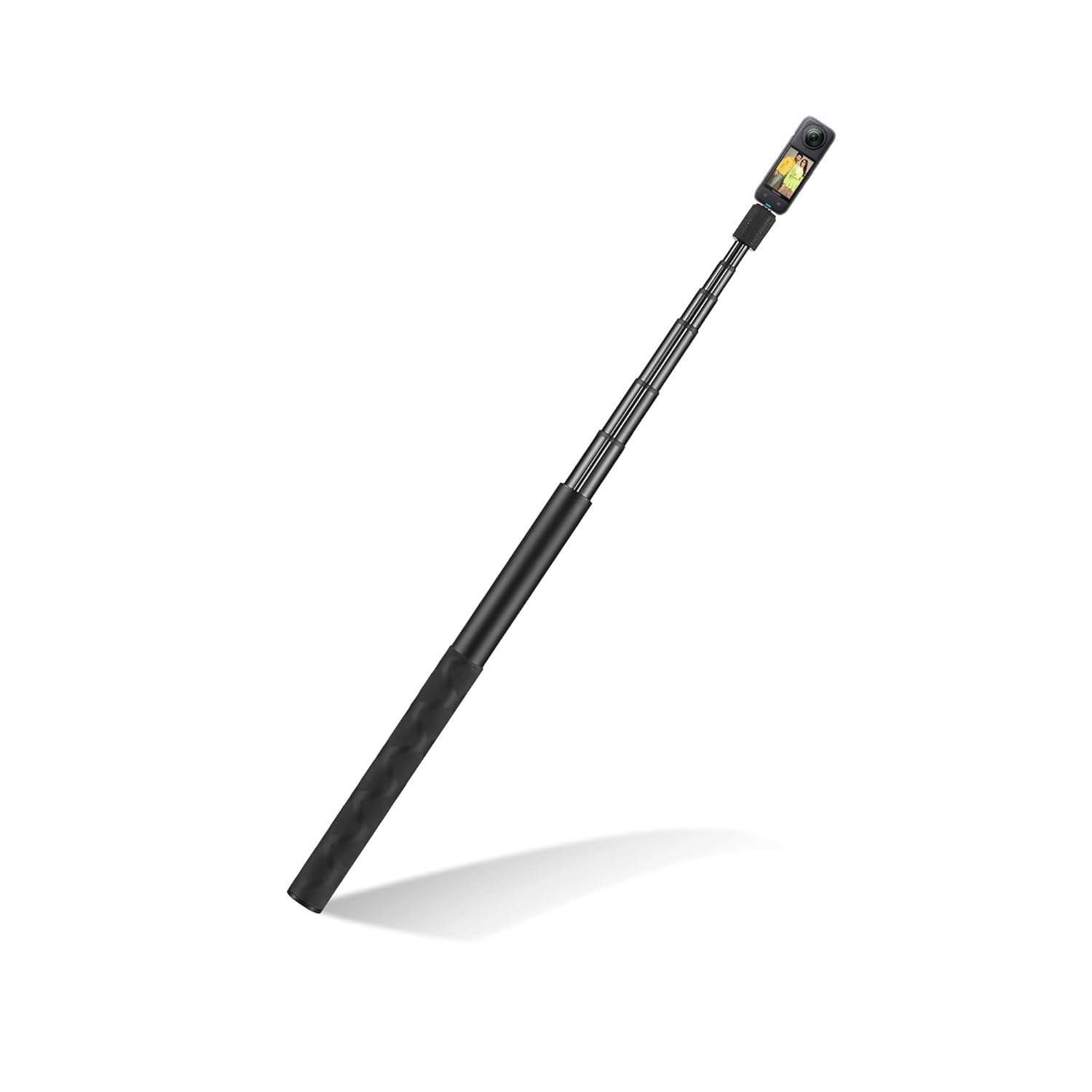 Digitek DTR 495 IS Aluminum Invisible Selfie Stick, 1.5meter, Rotation Lock, Anti-Skid, Compatible with Insta360, GoPro Hero And DJI Action Cameras - Image 1