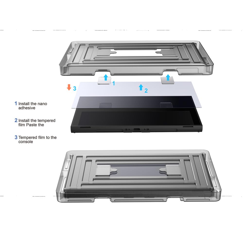 Tempered Glass Screen Protector Designed for Nintendo Switch 2 Anti blue Light Tempered Glass Screen Protector for Switch 2 - Image 3