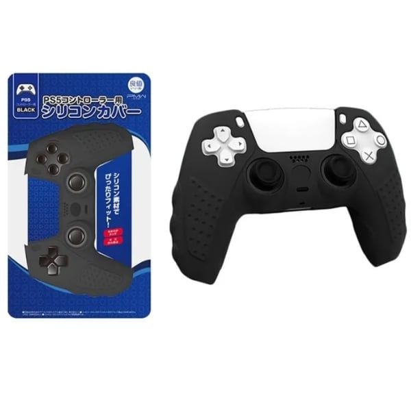 IINE Ps5 Controller Silicone protective case for PS5 DualSense controller LINE L426 Black - Image 6