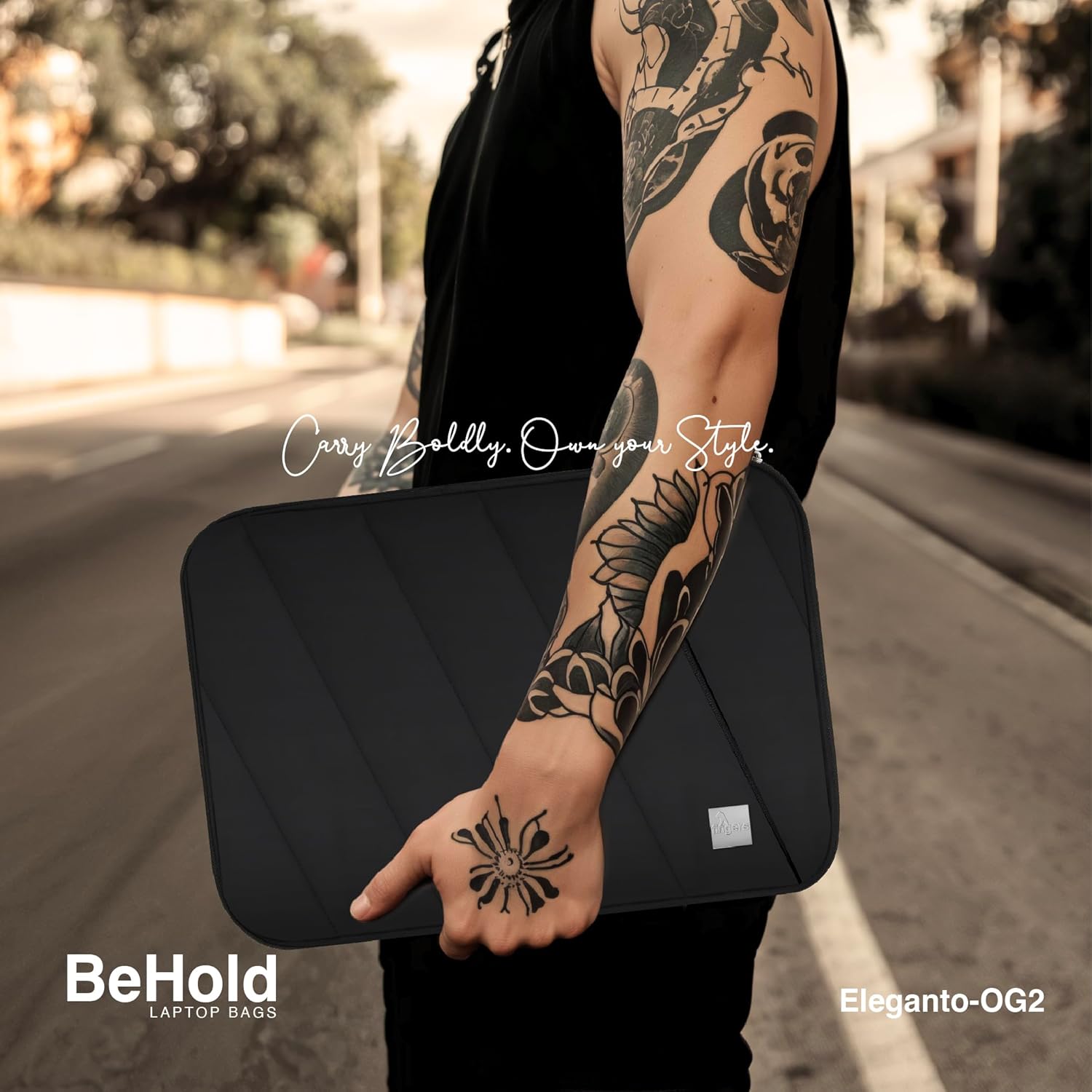 FINGERS Eleganto-OG2 Laptop Sleeve-Cum-Organiser Sleek And Smart Portfolio Organizer with Multiple Compartments, Ideal for Professionals And Daily Essentials, Fits up to 15" Laptops And Tablets - Image 2