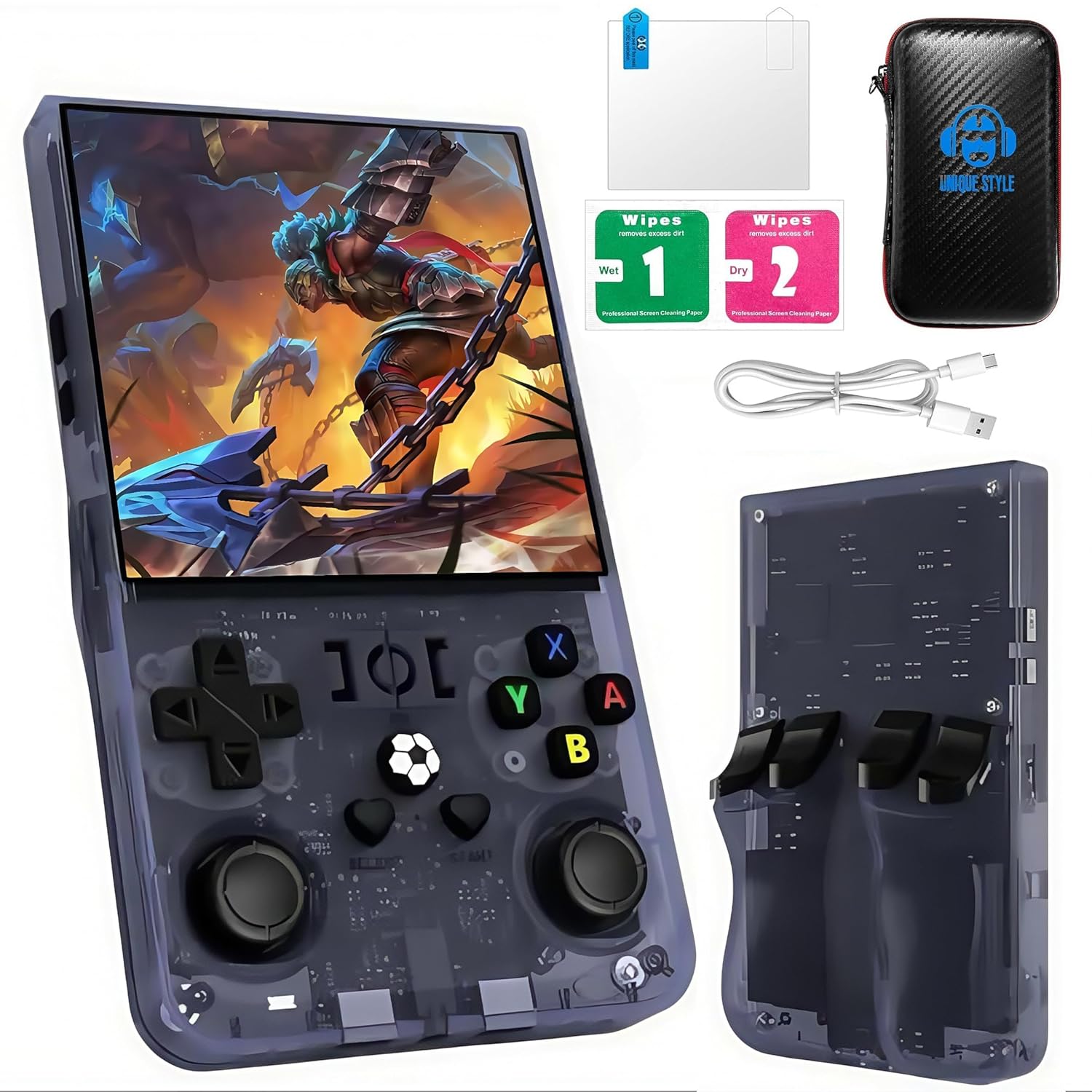 R36MAX 64gb Retro Handheld Game Console Black - Image 1