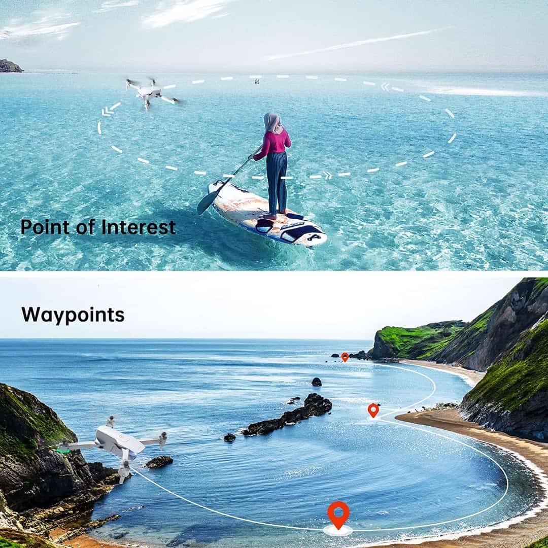 DR-DG600C RC Drone with 4K Camera, Quadcopter, Auto Return, Follow Me, Gesture Control, Waypoints, Headless Mode, 2 Batteries, Compatible VR Glasses - Image 14