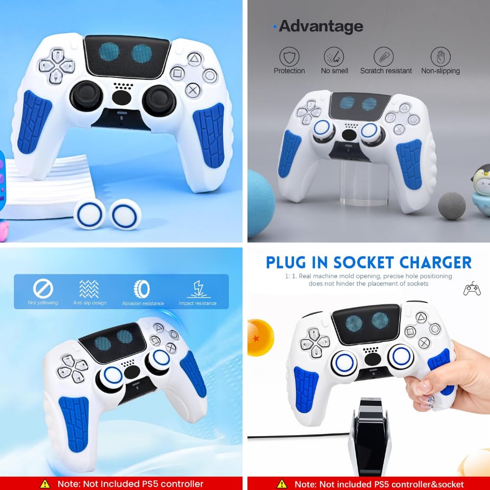 PS5 Controller Silicon Cover 2 Thumb Grip Astro Bot Theme - Image 6