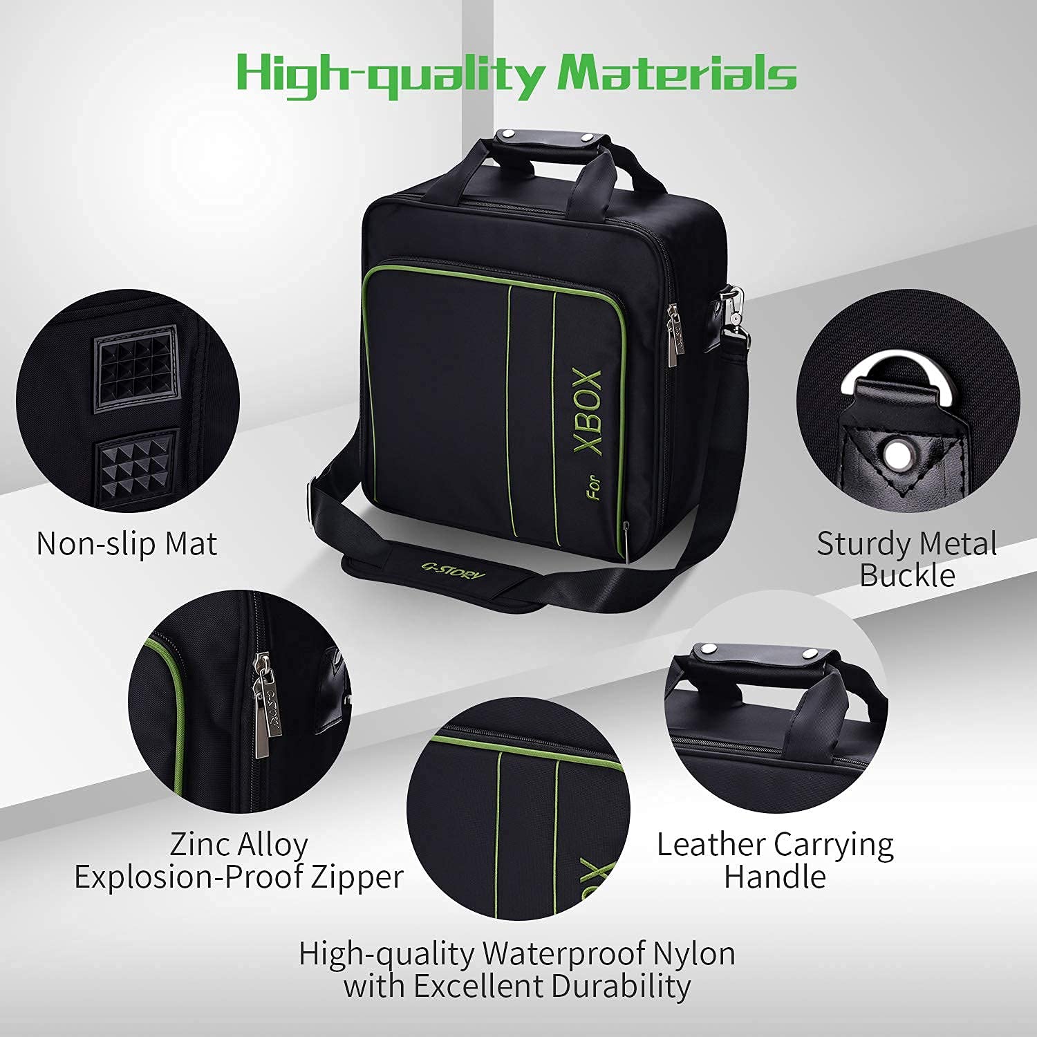 Storage Travel Bag Case for Xbox Series X Xbox Series S Console Carrying Case, Controllers Xbox Games and Gaming Accessories - Image 4
