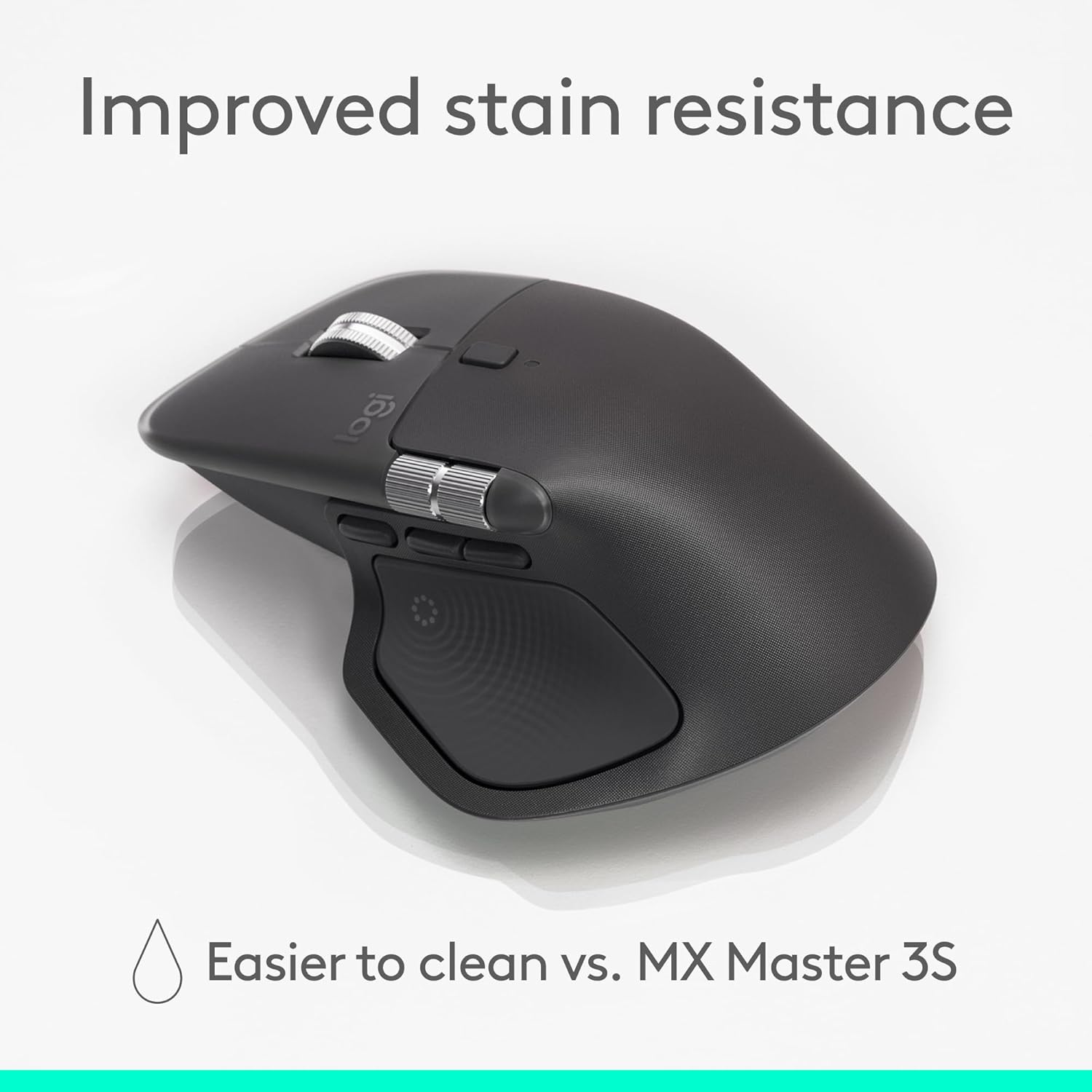 Logitech MX Master 4, Ergonomic Wireless Mouse with Advanced Performance Haptic Feedback, Ultra-Fast Scrolling, USB-C Charging, Bluetooth, Windows, MacOS - Graphite - Image 9