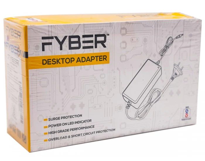 FYBER Power Adapter 12V 5A FYDS125 60 W Adapter (Power Cord Included) - Image 1