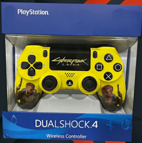 Dualshock 4 PS4 Wireless Controller Cyberpunk for PS4 - Image 1
