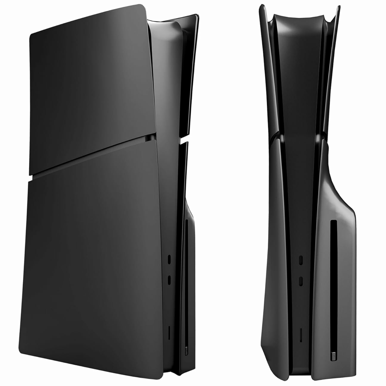 Faceplate For Ps5 Slim Disc Edition 4 Piece Set Black - Image 2