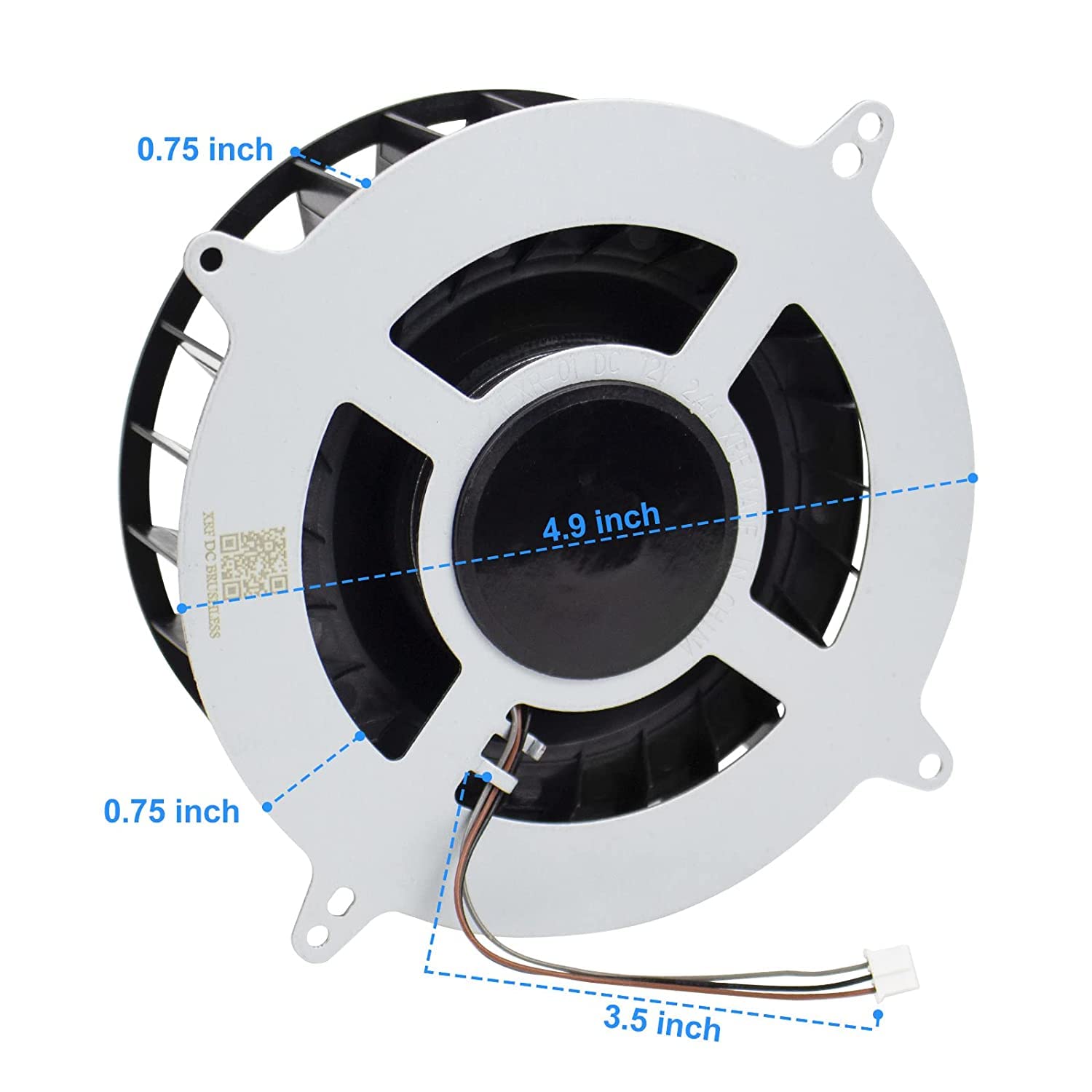 Internal Cooling Fan Replacement for Sony Playstation 5 PS5,12047GA-12M-WB-01 12V 2.4A 23 Blades - Image 4