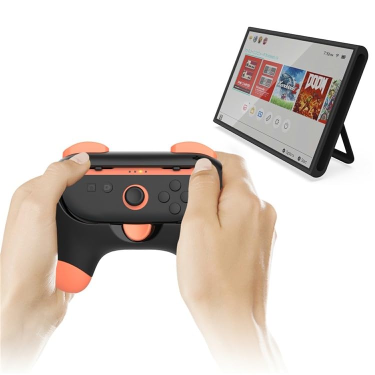 Dobe Nintendo Switch 2 JoyCon controller handle grip Left and right ,For Nintendo Switch 2 Ergonomic Left and Right JoyCon Controller Grips Green/Pink - Image 8