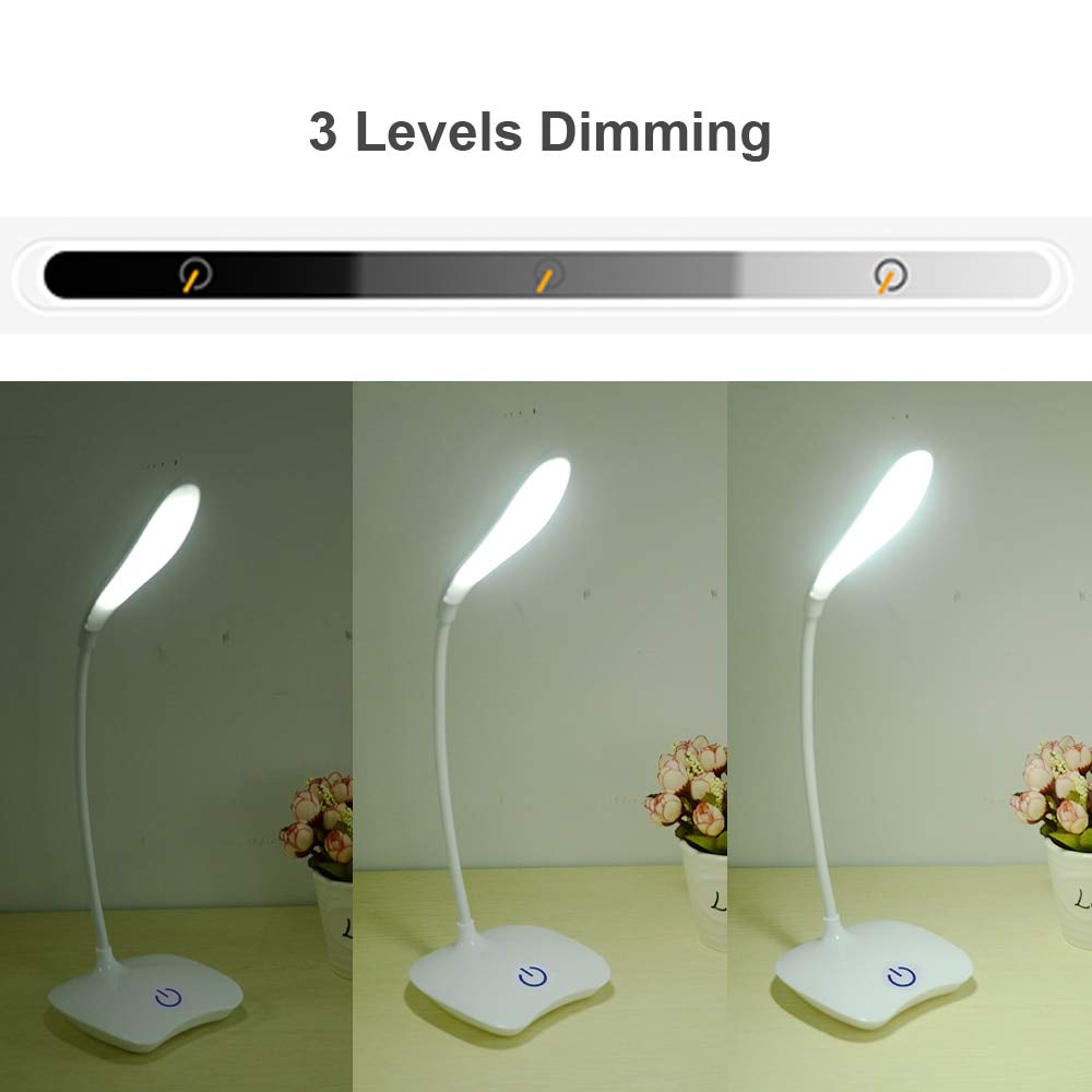 Folding Touch Adjustable Light Lamp, Love Eye Soft Light, Reading Eye Lamp with Touch Luminosity Control - Long-Lasting, Shadow-Free, Durable Charging - Image 3
