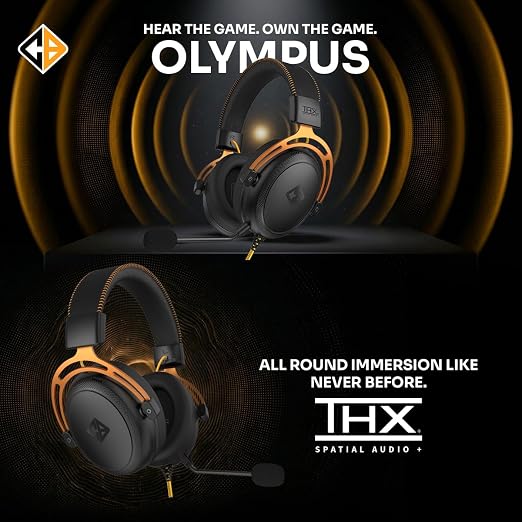 Cosmic Byte Olympus 7.1.4 Surround with THX Spatial Audio + Wired Gaming Headset Black - Image 6