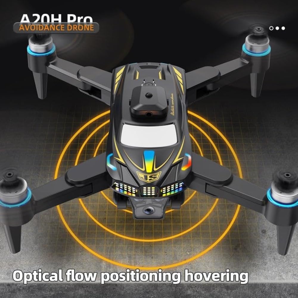 T6 Pro Drone Dual Camera 4k Optical Flow Positioning Remote Control Flying Quadcopter Gesture Video Drone with Brushless Motor and Obstacle Avoidance 4.5 Inch LCD Display - Image 5