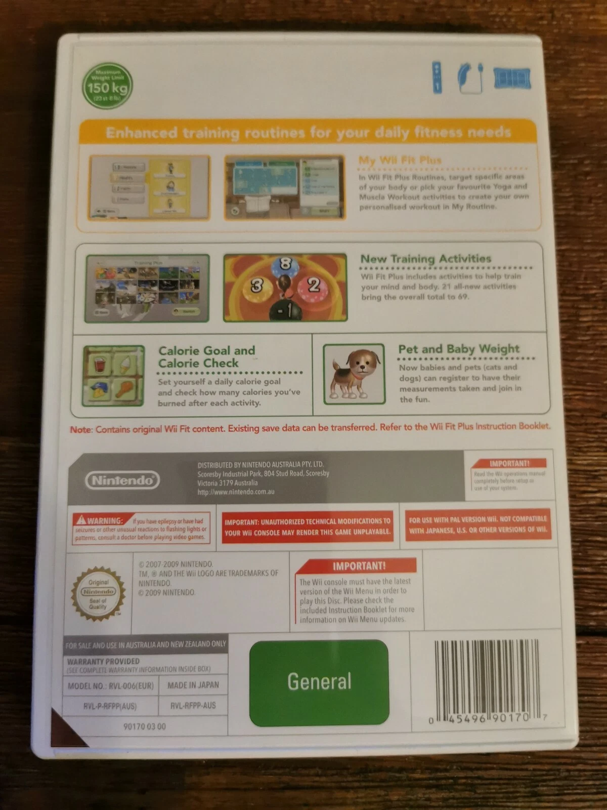 Wii Fit Plus nintendo Wii PAL (Balance Board Not Included) ( Preowned ) - Image 3