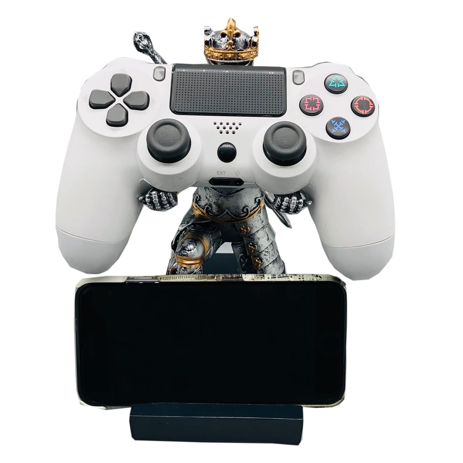 Kings Guard Knight Kneeling Magnetic Knight Stand for Gamepad,Phones Cards Figure for Gamers & Fans - Image 2