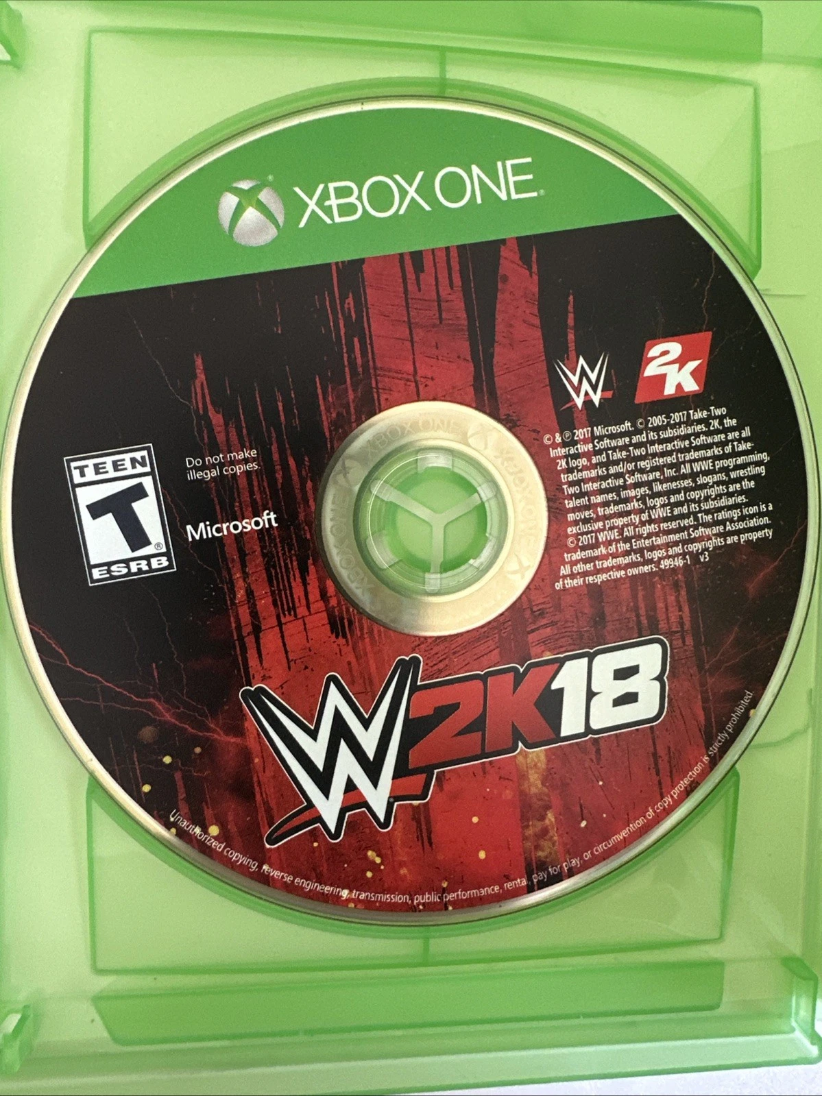 WWE 2K18 Xbox One ( Preowned ) - Image 3