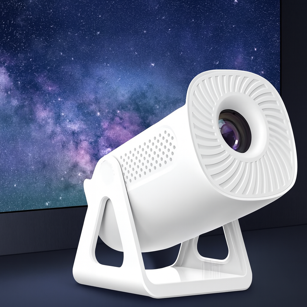 Toreto Prismo Full HD 1080P Smart Projector with WiFi Miracast (Android 12), 150 ANSI Lumens. - Image 2