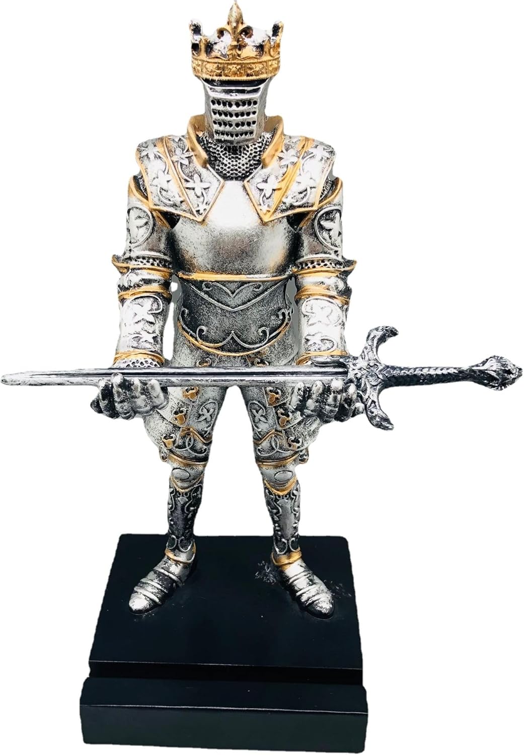 Kings Guard Knight Standing Kneeling Pen Holder Magnetic Knight Stand Holder for Gamepad,Phones Office Desk Supplies Ornament Figure for Gamers & Fans Kings Guard Knight Standing Kneeling Pen Holder Magnetic Knight Stand Holder for Gamepad,Phones Office Desk Supplies Ornament Figure for Gamers & Fans - Image 1