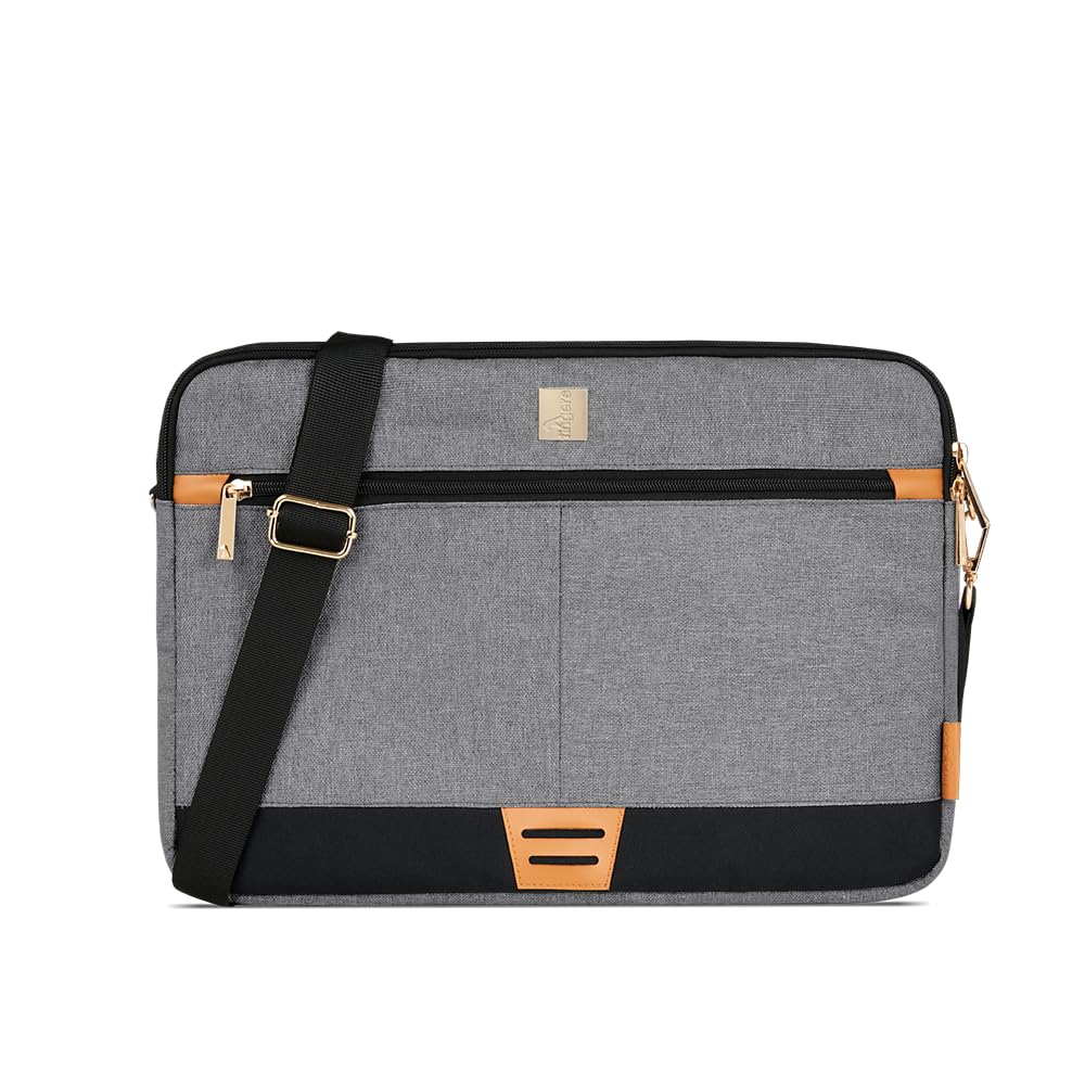FINGERS PrestigePro-S3 Premium Laptop Bag with detachable shoulder sling Sleek Design, Superior Protection, Built-in padded sleeve, Fits 17" Laptops And Tablets, Splash-proof And scratch-resistant - Image 1