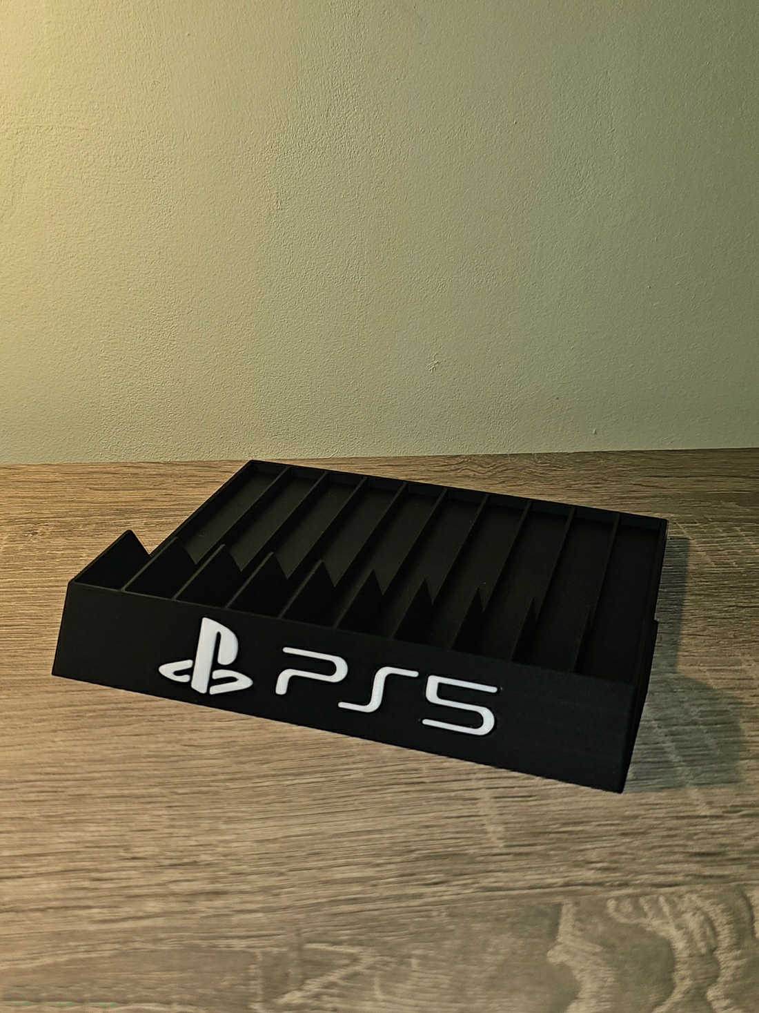 Game Case Stand For 10 Discs for PS4 PS5 Xbox Game Discs, 3D Printed Black, Playstation, Game stand, Game collector, Stand, PS - Image 2