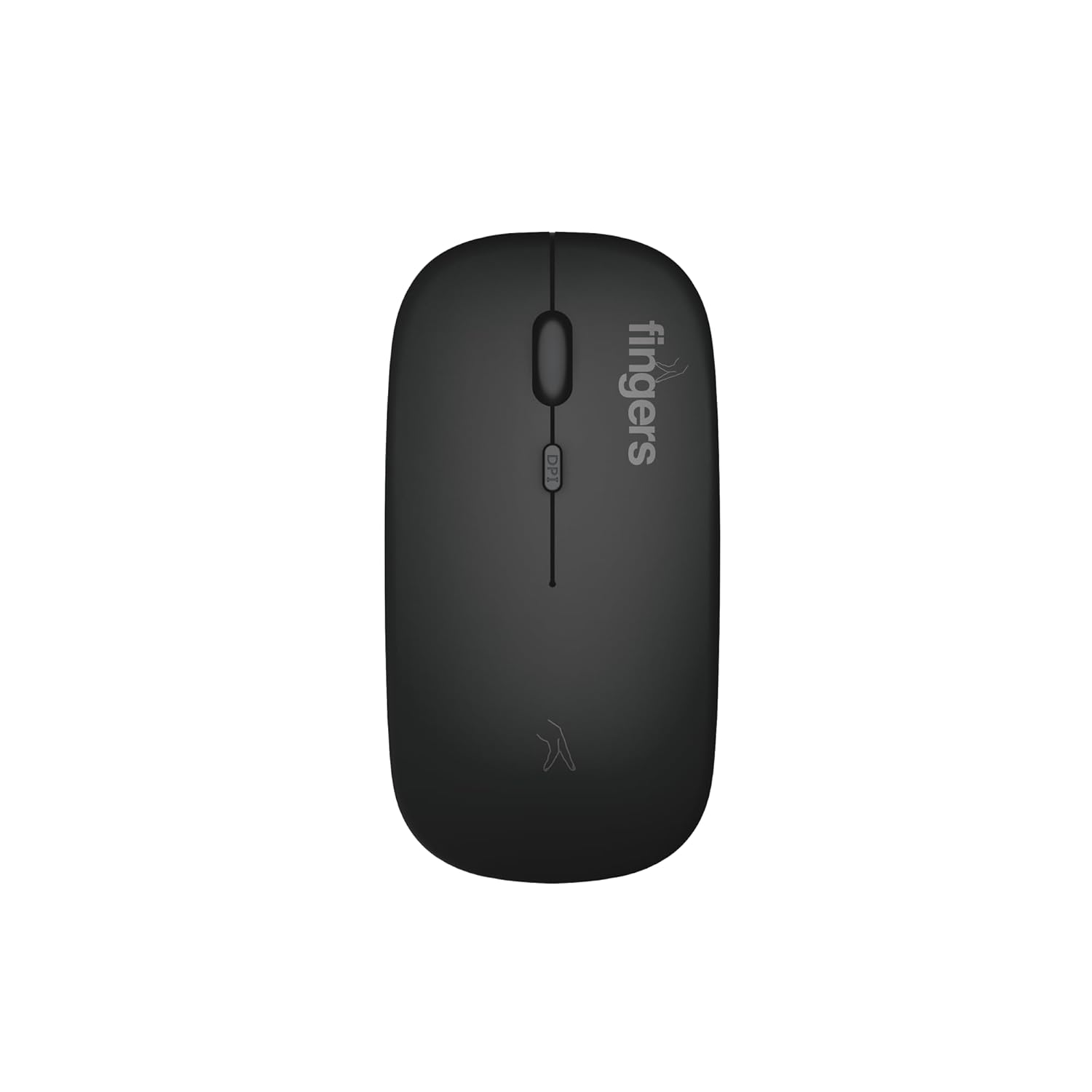 FINGERS ComboRegal-D4 Wireless Deskset Slim Design, X-Scissor Keys Laptop-Style Typing, Dual Mode USB + Bluetooth, Rechargeable Type-C, 1600 DPI And Multi-Device Compatible Carbon Grey - Image 3