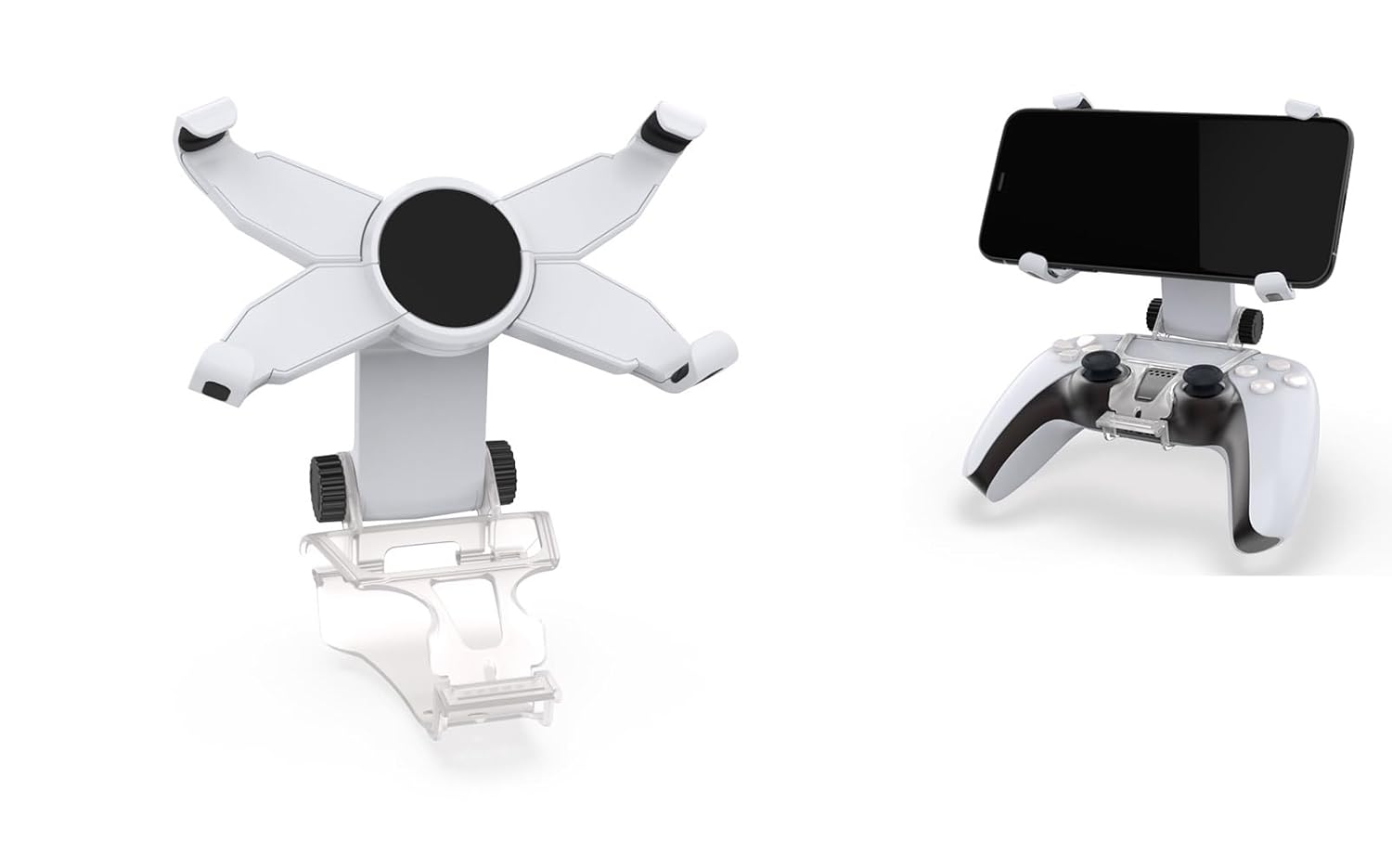 PS5 Controller Mobile Phone Mount Clip, Mobile Gaming Clip Cell Phone Stand Holder Bracket for PS5 Controller Remote Play (PS5 Controller Not Included) - Image 2