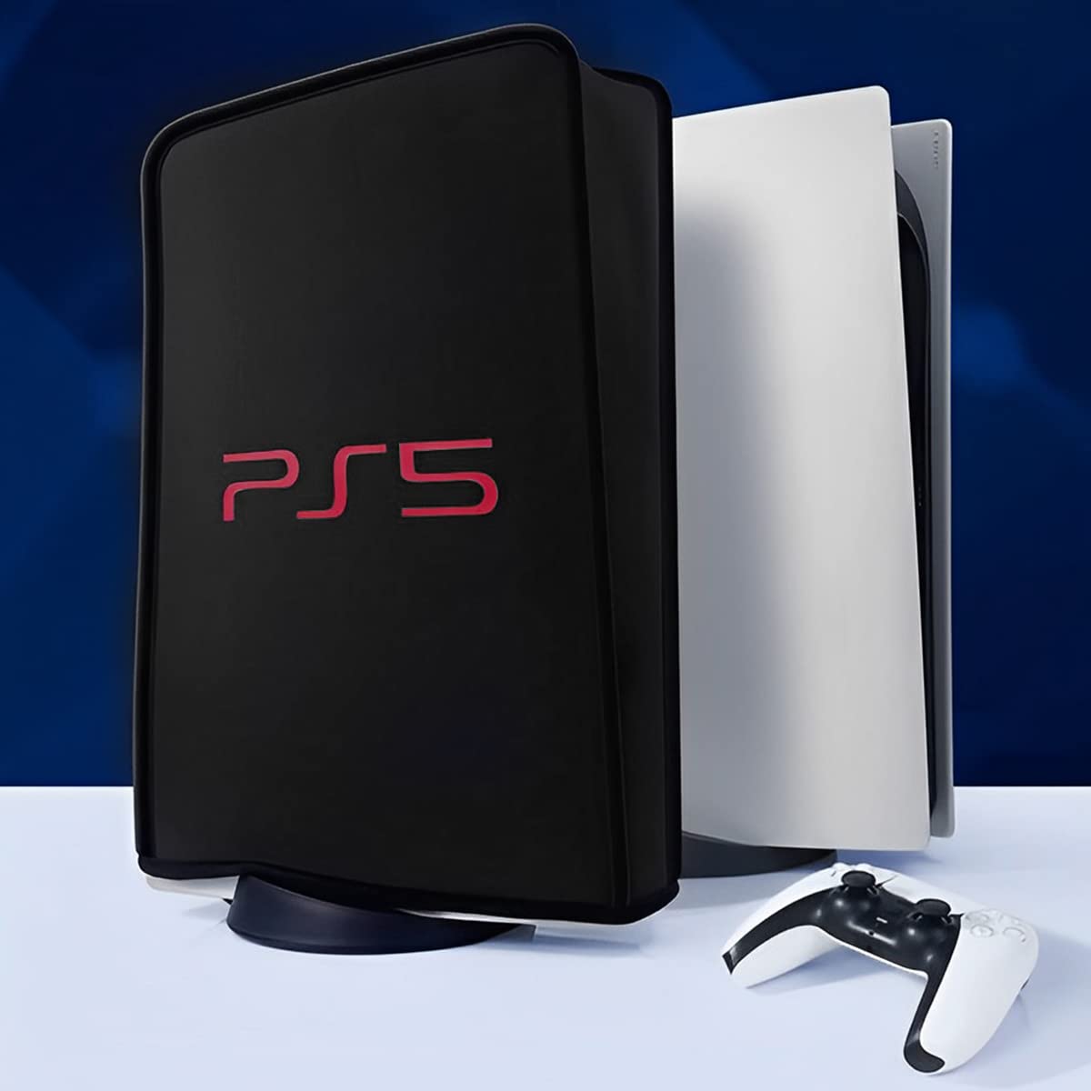PS5 Fat / PRO Console, Dust Proof Cover Protective Case Digital Edition And Disc Edition, Black - Image 7