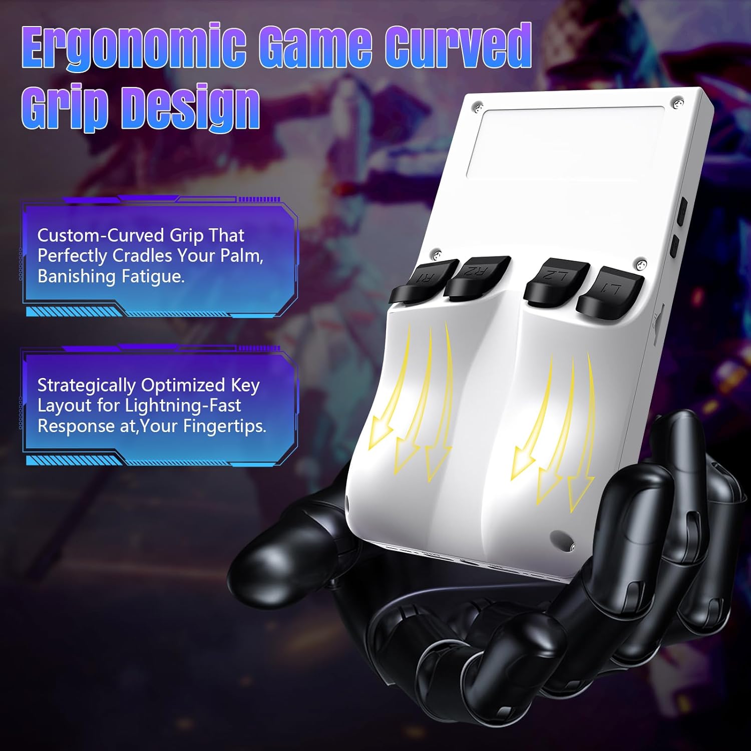 R36MAX 64gb Retro Handheld Game Console White - Image 5