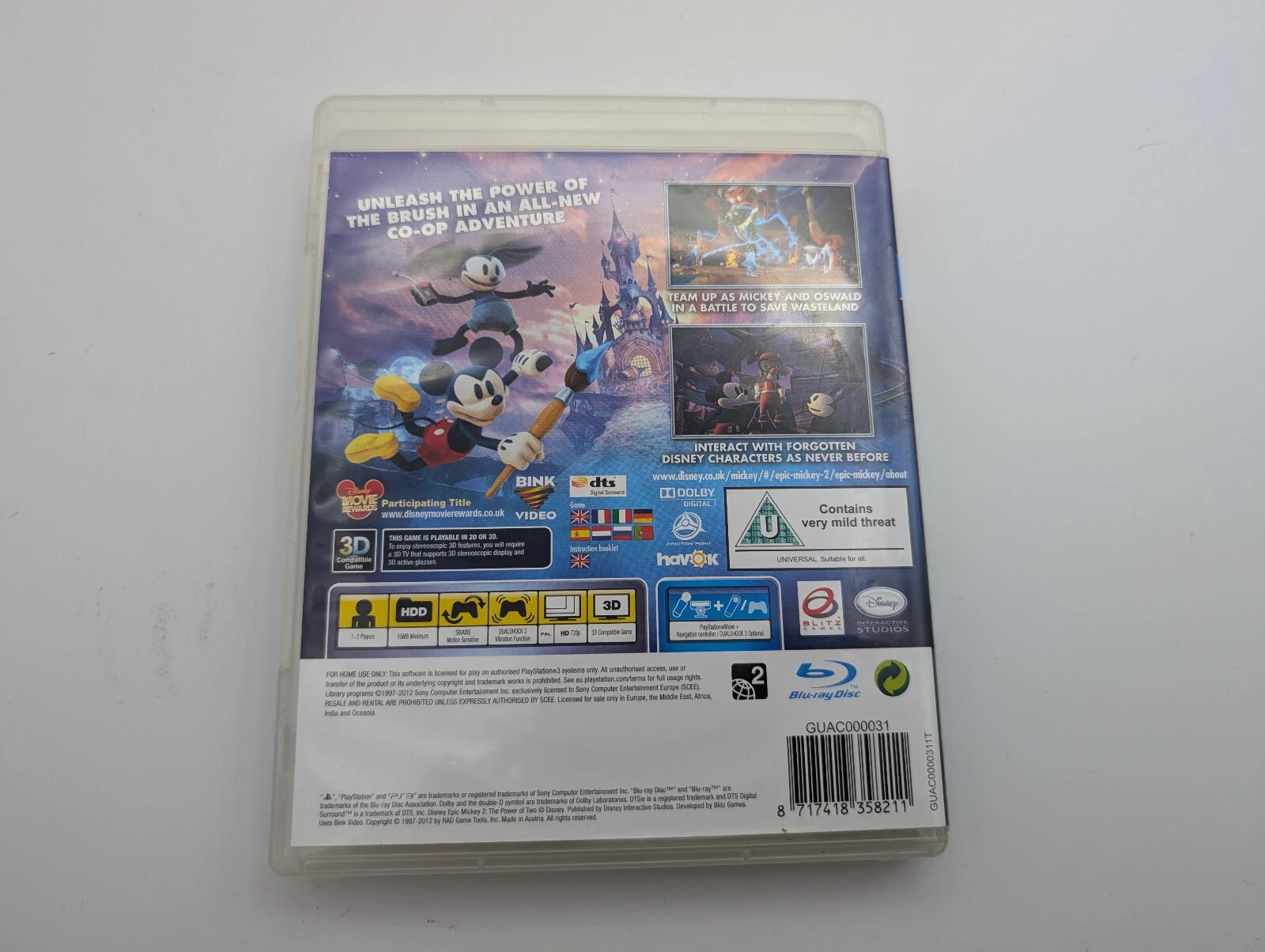Epic Mickey 2 the Power of Two PS3 ( Preowned ) - Image 4