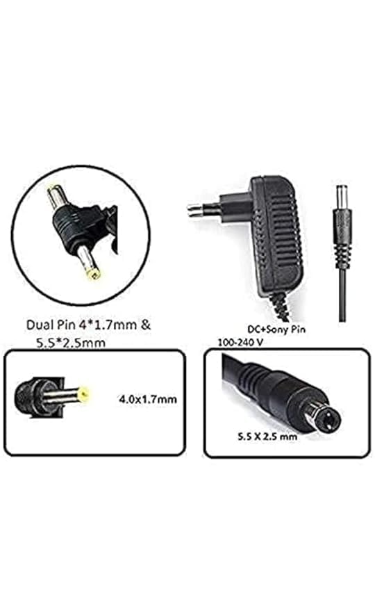 6 Volt 1 Amp Universal Dc Adapter For All Devices 200-230V 50-60Hz Dual Pin - Image 3