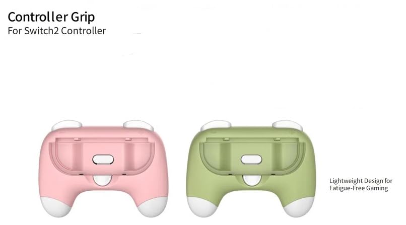 Dobe Nintendo Switch 2 JoyCon controller handle grip Left and right ,For Nintendo Switch 2 Ergonomic Left and Right JoyCon Controller Grips Green/Pink - Image 4