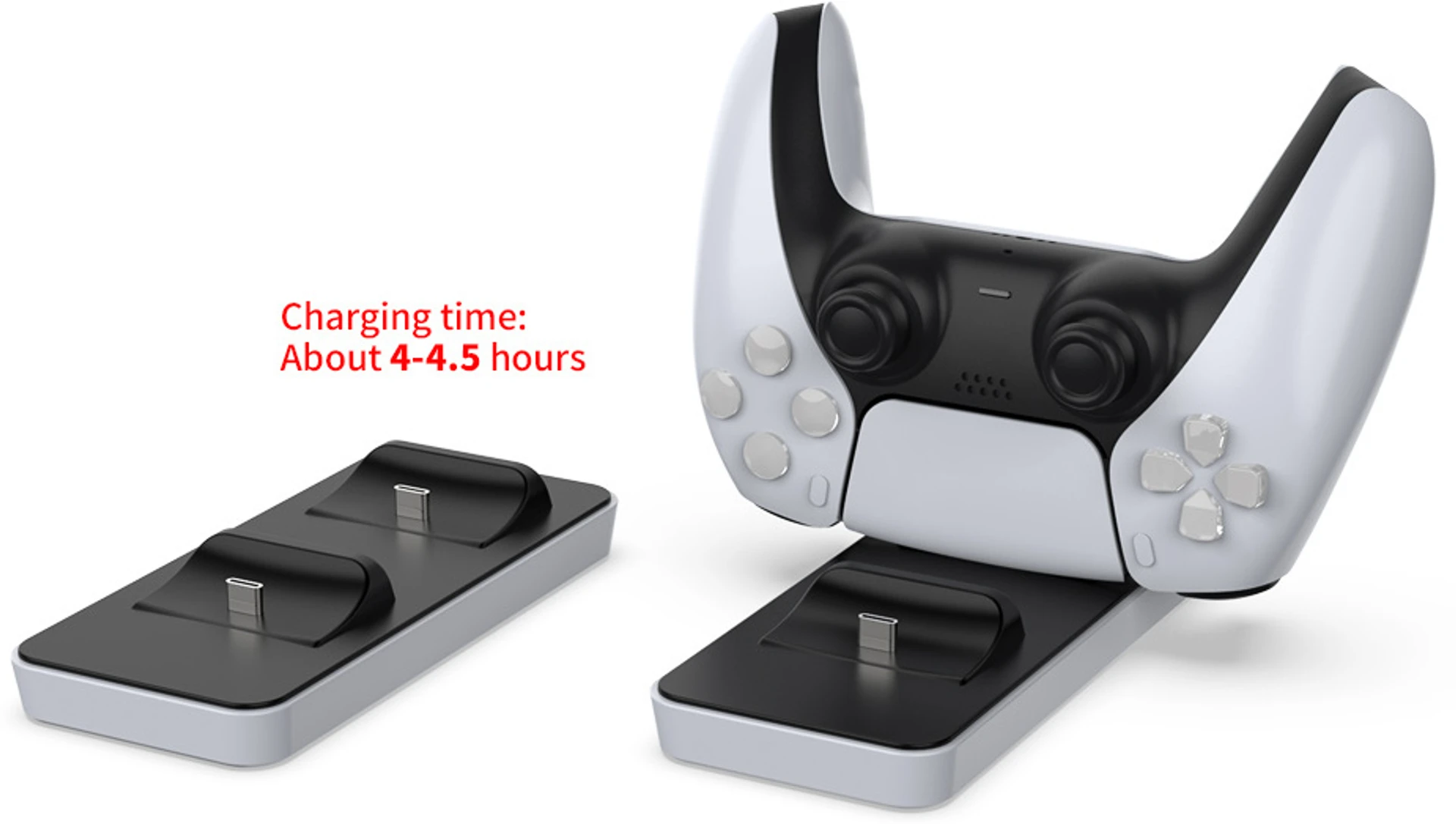 DOBE TP5-0591 PS5 Charging Dock, Dual Controller Fast Charger,Charging Dock, LED Indicator, Overcharge Protection, Compact And Durable - Image 5