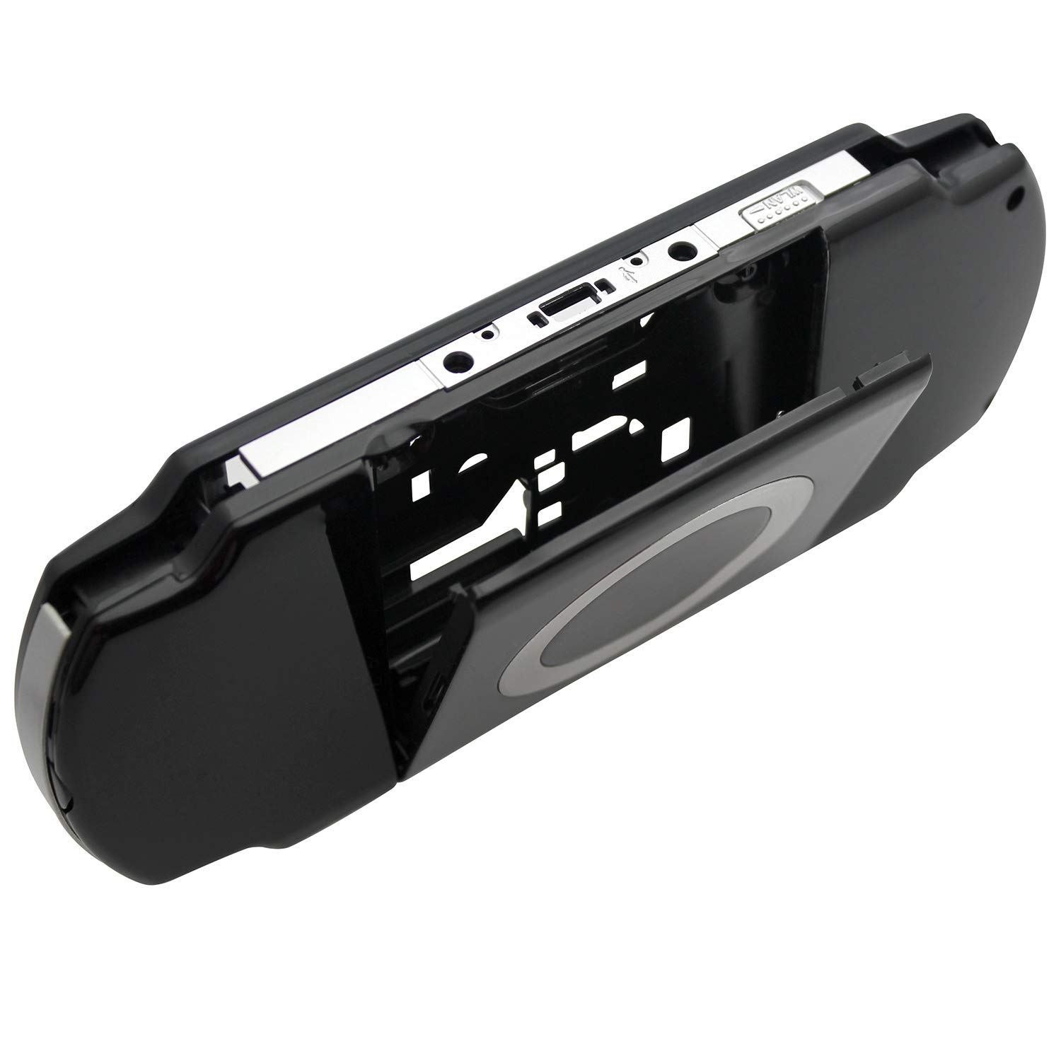 Full Housing Shell Faceplate Case Parts Replacement Compatible for PSP 2000 / 2001 / 2002 Console Color Black - Image 4