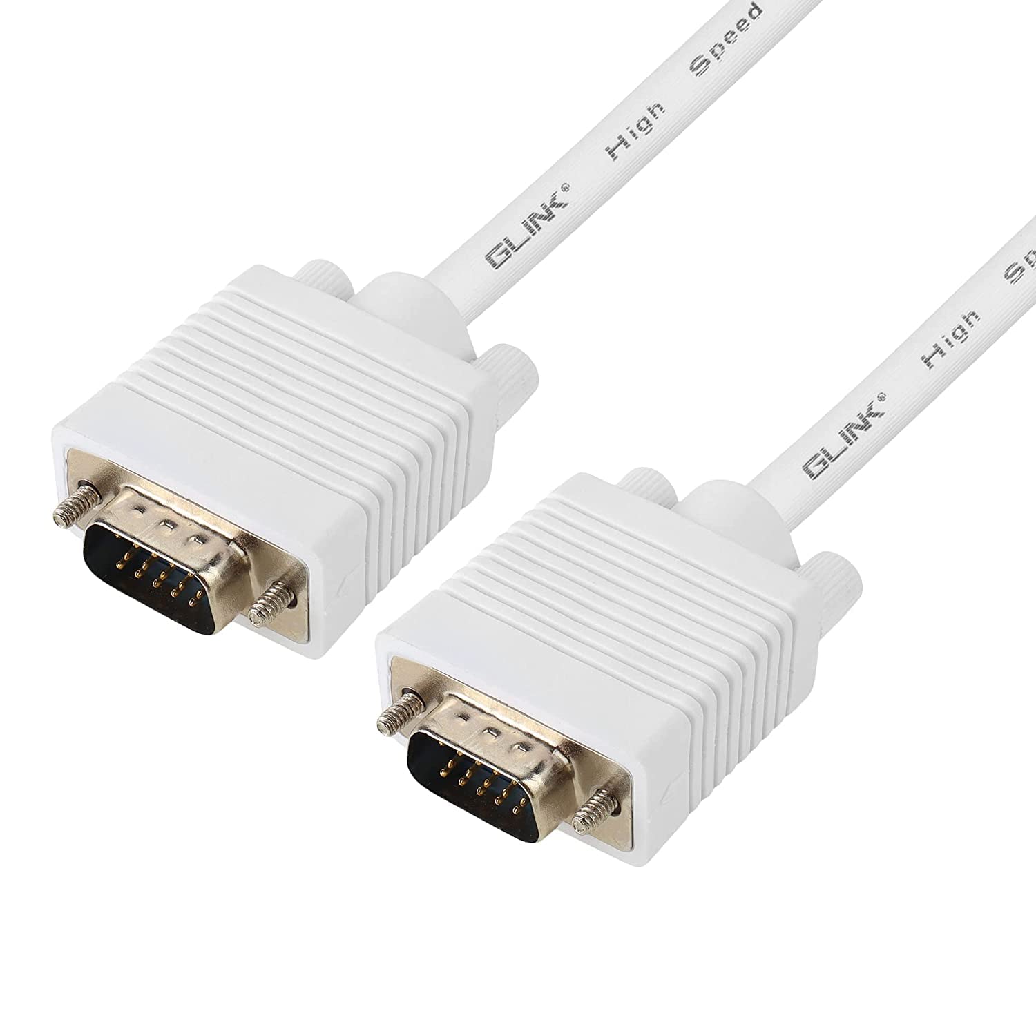 VGA Male to Male 15 Pin Cable 1.5 Meter  VGA Cable for Connecting Laptop PC to Monitor LCD LED TV And DVR White - Image 3