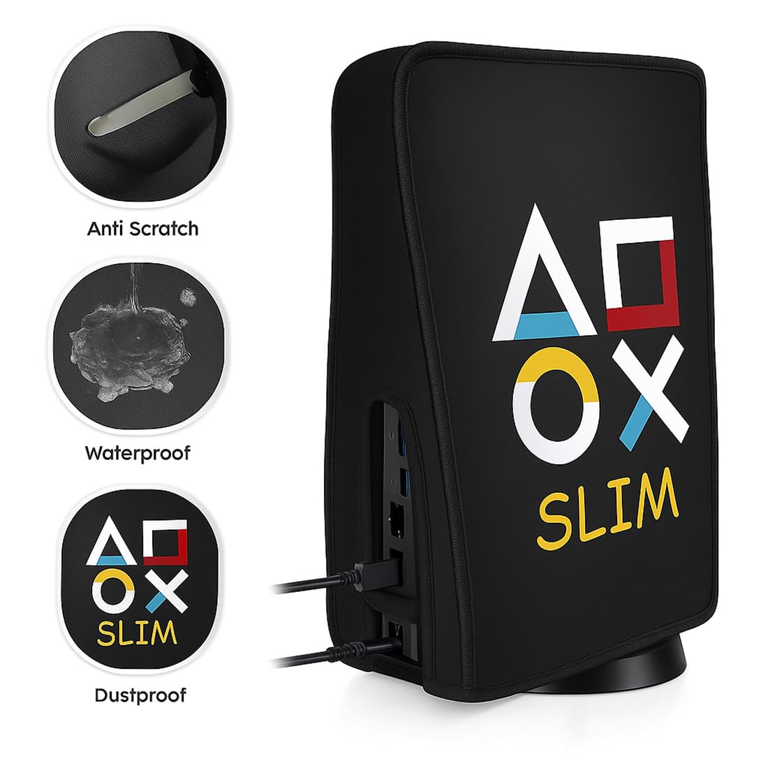 PS5 Dust Cover, Soft Neat Lining Dust Guard for PS5 Console, Anti Scratch Waterproof Cover Sleeve - Image 3
