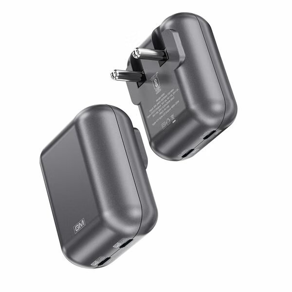 GM G+ 65W Spyder GaN Adapter Adapter only 65W Adapter Grey - Image 1