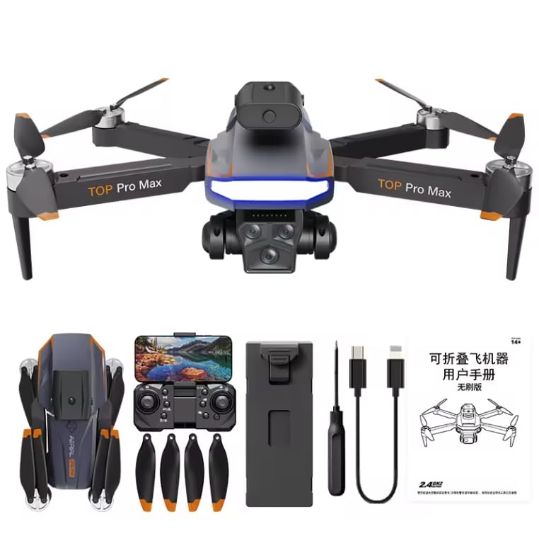 P18 Pro HD Dual Camera Brushless Drone | Dual Battery, Obstacle Avoidance Drone - Image 3